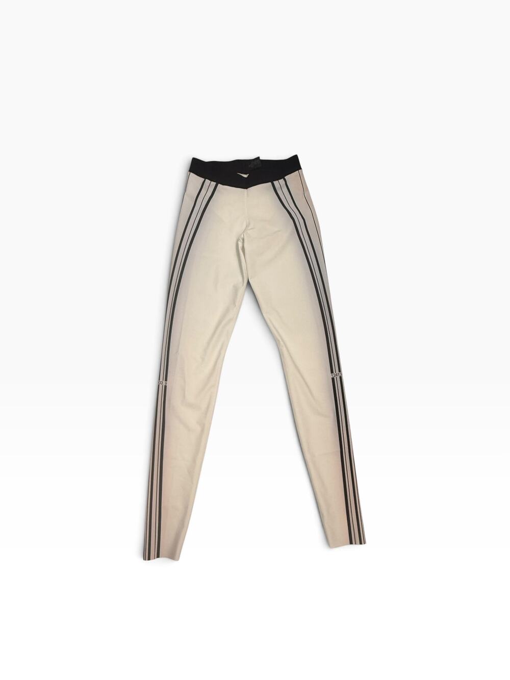 Ultracor Digitally Mastered Leggings Cream Black Stripe Sample NWOT Panty Liner